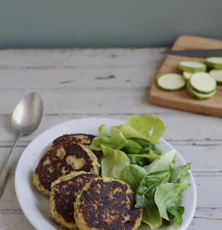 Hamburguesa de zucchini