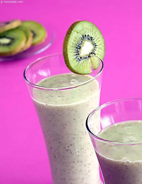 Kiwi milk shake